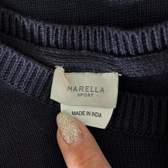 Marella Sport navy tie dye sweater - Picture 7 of 8